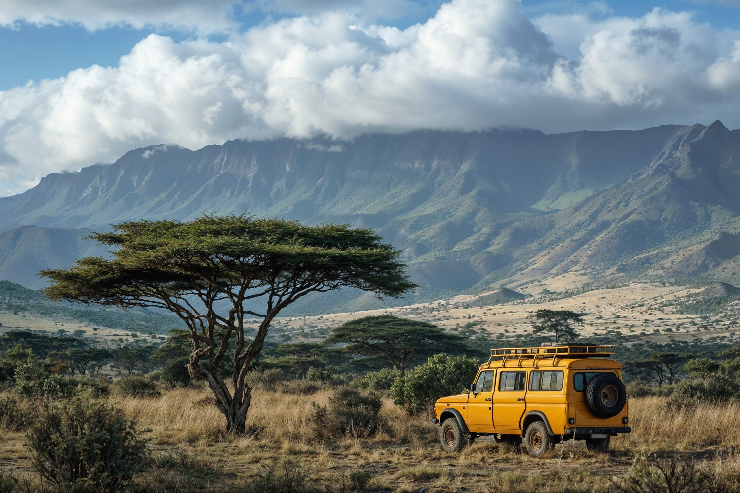 Hikers and campers enjoying the outdoors in Kenya